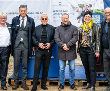 QUARTERBACK Immobilien AG feiert Richtfest für "An der Havelaue" in Birkenwerder